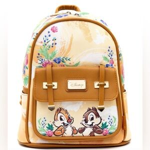 WondaPop Disney Chip N Dale 11" Vegan Leather Mini Backpack